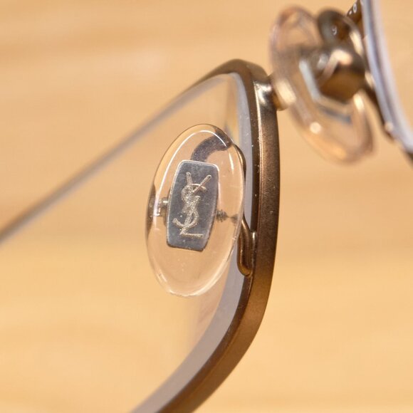 Yves Saint Laurent YSL 2232 NHP 53/19 140 Unisex Eyeglasses Frame, Made in Italy - Picture 10 of 11